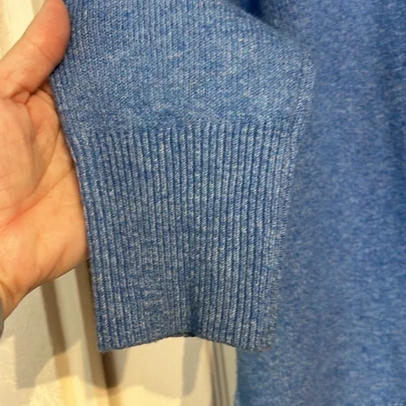 Banana Republic Blue Vneck Sweater - Picture 4 of 8